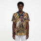 Langston Hughes Scrub Top Vibrant Jazz Age Pattern - Typewriter and Silhouettes Celebration of Harlem Renaissance - African Pride