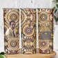 Langston Hughes Skinny Tumbler Vibrant Jazz Age Pattern - Typewriter and Silhouettes Celebration of Harlem Renaissance - African Pride