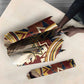 Langston Hughes Umbrella Vibrant Jazz Age Pattern - Typewriter and Silhouettes Celebration of Harlem Renaissance - African Pride