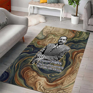 Langston Hughes Area Rug My Soul Has Grown Deep Like the Rivers - African Pride