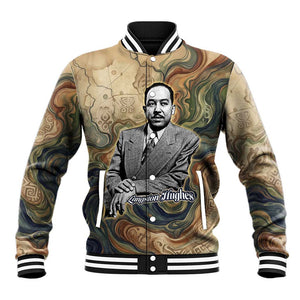 Langston Hughes Baseball Jacket My Soul Has Grown Deep Like the Rivers - African Pride