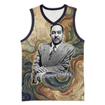 Langston Hughes Basketball Jersey My Soul Has Grown Deep Like the Rivers - African Pride