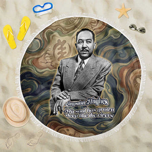 Langston Hughes Beach Blanket My Soul Has Grown Deep Like the Rivers - African Pride
