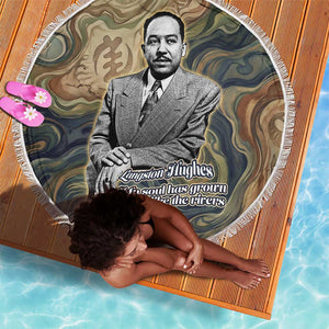 Langston Hughes Beach Blanket My Soul Has Grown Deep Like the Rivers - African Pride