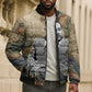 Langston Hughes Bomber Puffer Jacket My Soul Has Grown Deep Like the Rivers - African Pride
