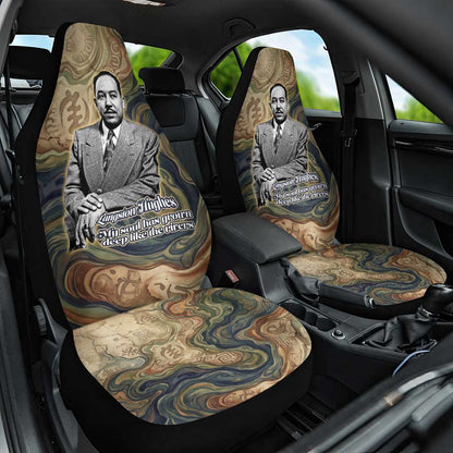 Langston Hughes Car Seat Cover My Soul Has Grown Deep Like the Rivers - African Pride
