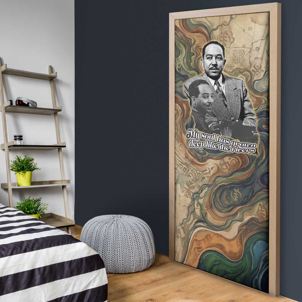 Langston Hughes Door Cover My Soul Has Grown Deep Like the Rivers - African Pride