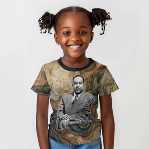 Langston Hughes Kid T shirt My Soul Has Grown Deep Like the Rivers - African Pride