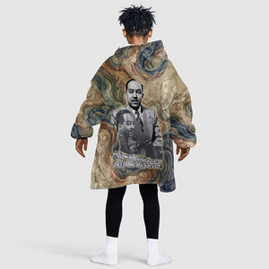 Langston Hughes Kid Wearable Blanket Hoodie My Soul Has Grown Deep Like the Rivers - African Pride