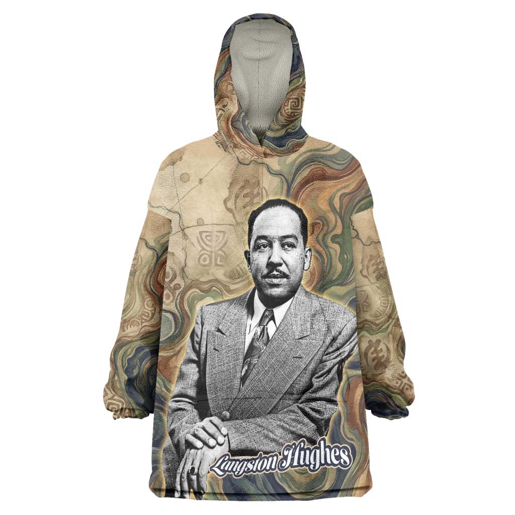 Langston Hughes Kid Wearable Blanket Hoodie My Soul Has Grown Deep Like the Rivers - African Pride