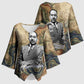 Langston Hughes Kimono Sleeve Blouse My Soul Has Grown Deep Like the Rivers - African Pride