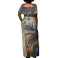 Langston Hughes Off Shoulder Maxi Dress My Soul Has Grown Deep Like the Rivers - African Pride