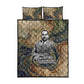 Langston Hughes Quilt Bed Set My Soul Has Grown Deep Like the Rivers - African Pride