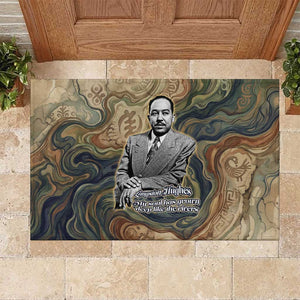 Langston Hughes Rubber Doormat My Soul Has Grown Deep Like the Rivers - African Pride