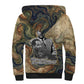 Langston Hughes Sherpa Hoodie My Soul Has Grown Deep Like the Rivers - African Pride