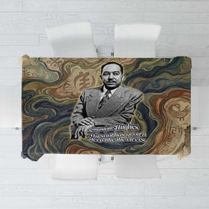 Langston Hughes Tablecloth My Soul Has Grown Deep Like the Rivers - African Pride