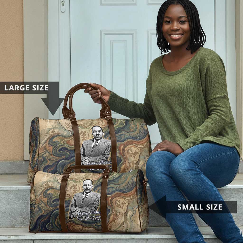 Langston Hughes Travel Bag My Soul Has Grown Deep Like the Rivers - African Pride