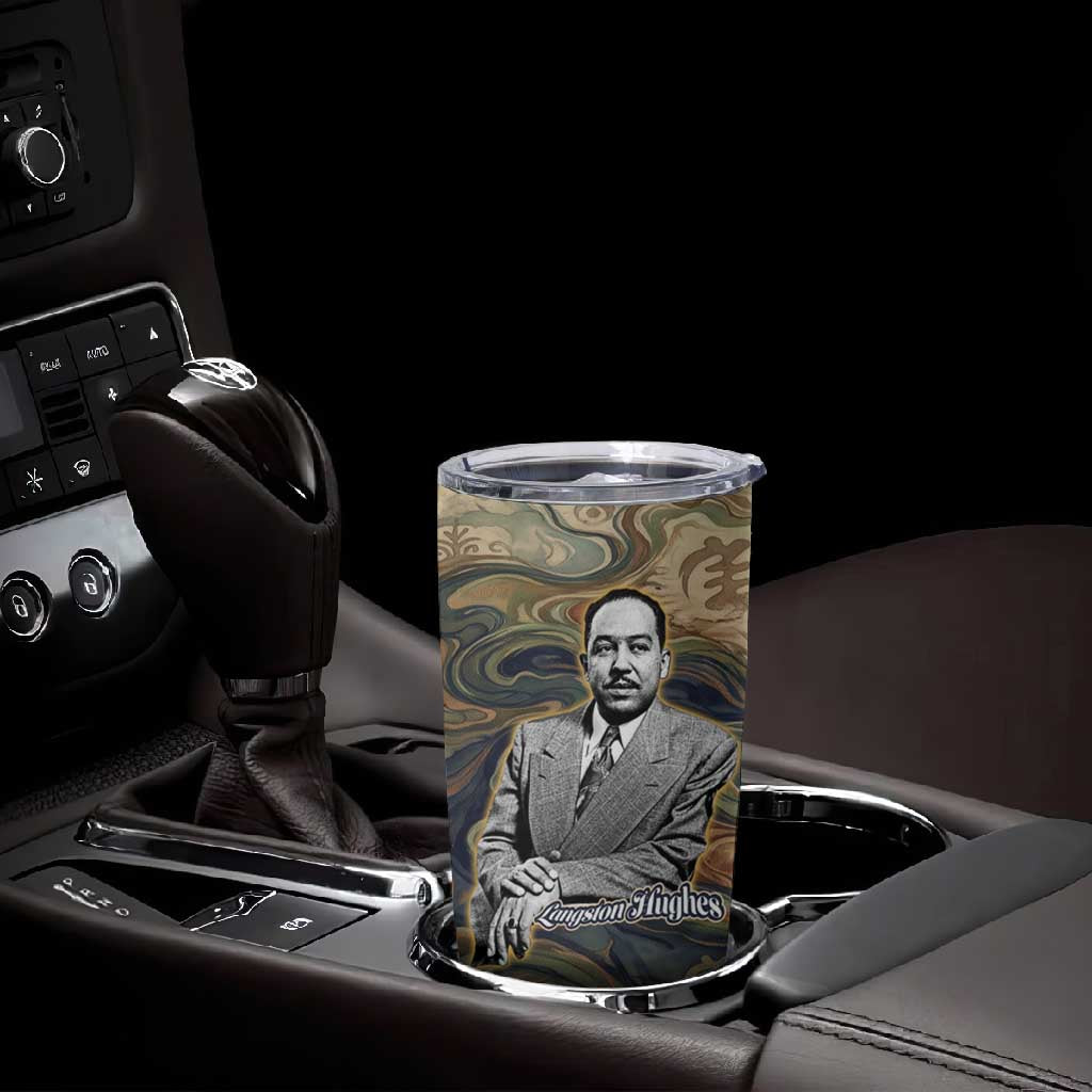 Langston Hughes Tumbler Cup My Soul Has Grown Deep Like the Rivers - African Pride
