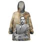 Langston Hughes Wearable Blanket Hoodie My Soul Has Grown Deep Like the Rivers - African Pride