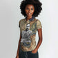 Langston Hughes Women Polo Shirt My Soul Has Grown Deep Like the Rivers - African Pride
