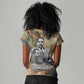 Langston Hughes Women V-Neck T-Shirt My Soul Has Grown Deep Like the Rivers - African Pride