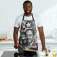 Langston Hughes Apron Urban Brick Wall Design with Protest Art and Poetry Powerful Quotes - African Pride