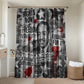 Langston Hughes Bathroom Set Urban Brick Wall Design with Protest Art and Poetry Powerful Quotes - African Pride