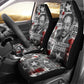 Langston Hughes Car Seat Cover Urban Brick Wall Design with Protest Art and Poetry Powerful Quotes - African Pride