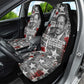 Langston Hughes Car Seat Cover Urban Brick Wall Design with Protest Art and Poetry Powerful Quotes - African Pride