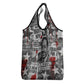 Langston Hughes Grocery Bag Urban Brick Wall Design with Protest Art and Poetry Powerful Quotes - African Pride