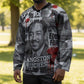 Langston Hughes Hockey Jersey Urban Brick Wall Design with Protest Art and Poetry Powerful Quotes - African Pride