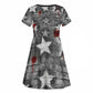 Langston Hughes Kid Short Sleeve Dress Urban Brick Wall Design with Protest Art and Poetry Powerful Quotes - African Pride