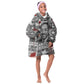Langston Hughes Kid Wearable Blanket Hoodie Urban Brick Wall Design with Protest Art and Poetry Powerful Quotes - African Pride