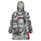 Langston Hughes Kid Wearable Blanket Hoodie Urban Brick Wall Design with Protest Art and Poetry Powerful Quotes - African Pride