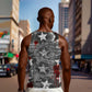 Langston Hughes Men Tank Top Urban Brick Wall Design with Protest Art and Poetry Powerful Quotes - African Pride