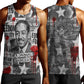 Langston Hughes Men Tank Top Urban Brick Wall Design with Protest Art and Poetry Powerful Quotes - African Pride