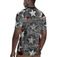 Langston Hughes Rugby Jersey Urban Brick Wall Design with Protest Art and Poetry Powerful Quotes - African Pride