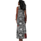 Langston Hughes Tank Maxi Dress Urban Brick Wall Design with Protest Art and Poetry Powerful Quotes - African Pride