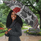 Langston Hughes Umbrella Urban Brick Wall Design with Protest Art and Poetry Powerful Quotes - African Pride