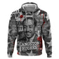 Langston Hughes Zip Hoodie Urban Brick Wall Design with Protest Art and Poetry Powerful Quotes - African Pride