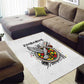 Spirit of Zimbabwe Area Rug Flag Colors and Symbol of Peace