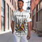 Spirit of Zimbabwe Baseball Jersey Flag Colors and Symbol of Peace