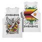 Spirit of Zimbabwe Basketball Jersey Flag Colors and Symbol of Peace - African Pride