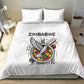 Spirit of Zimbabwe Bedding Set Flag Colors and Symbol of Peace