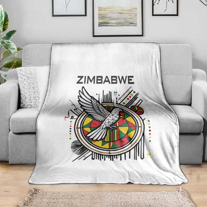 Spirit of Zimbabwe Blanket Flag Colors and Symbol of Peace