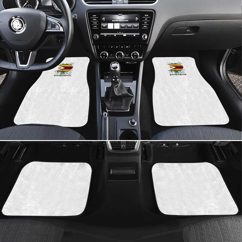 Spirit of Zimbabwe Car Mats Flag Colors and Symbol of Peace