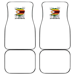 Spirit of Zimbabwe Car Mats Flag Colors and Symbol of Peace