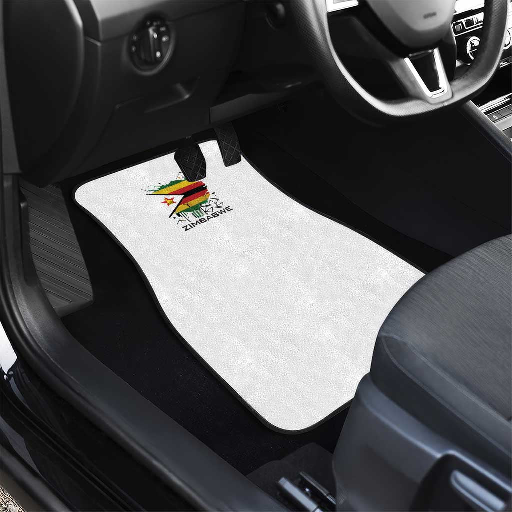 Spirit of Zimbabwe Car Mats Flag Colors and Symbol of Peace