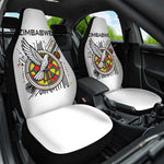 Spirit of Zimbabwe Car Seat Cover Flag Colors and Symbol of Peace