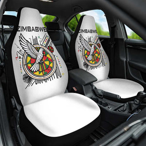 Spirit of Zimbabwe Car Seat Cover Flag Colors and Symbol of Peace